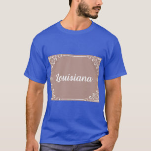Camiseta Monograma Estilo Boho Rosa Pastel