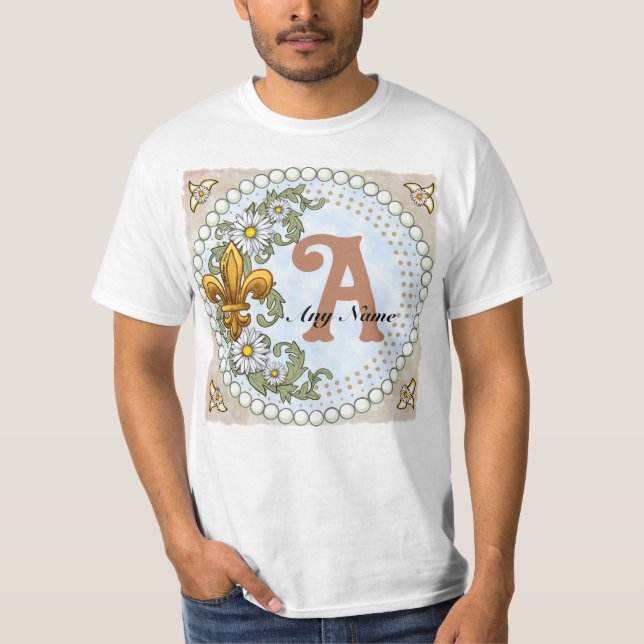 Camiseta monograma Fleur De Lis (Frente)