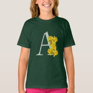 Camiseta Monograma Inicial de Narciso A  