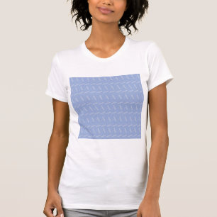 Camiseta Monograma - Letra inicial A, azul