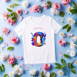 Camiseta Monograma - Letra O Presente Artístico de Aniversá