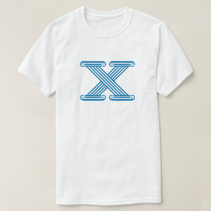 Camiseta Monograma Letra X