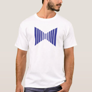 Camiseta Monograma Letra X Linha Azul