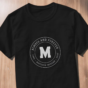 Camiseta Monograma Memorial Sempre e Para Sempre
