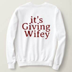 Camiseta Monograma Mínimo Personalizado de Na moda Wifey