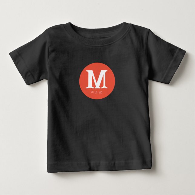 Camiseta Monograma mínimo sunset (Frente)