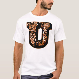 Camiseta Monograma Paisley - U
