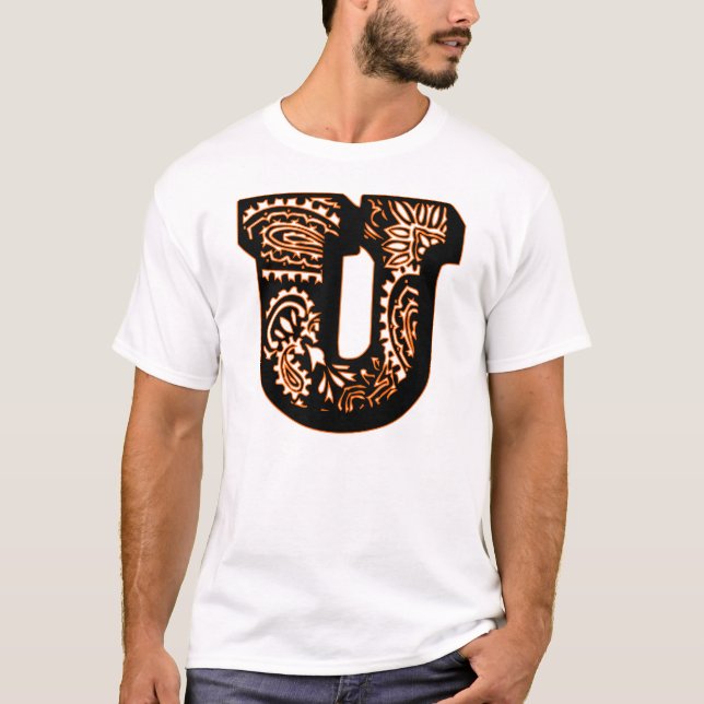 Camiseta Monograma Paisley - U (Frente)