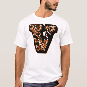 Camiseta Monograma Paisley - V