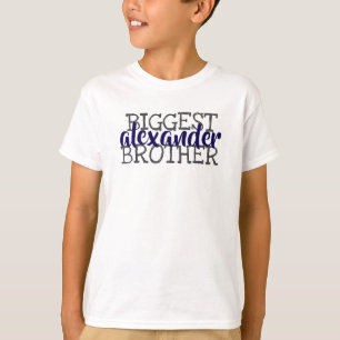 Camiseta Monograma Personalizada para Meninos Irmãos Corres