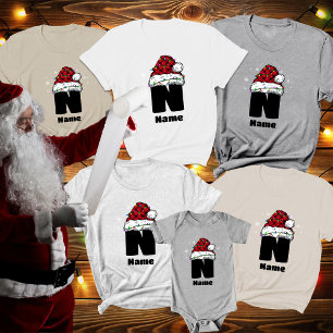 Camiseta Monograma personalizado com nome natalício