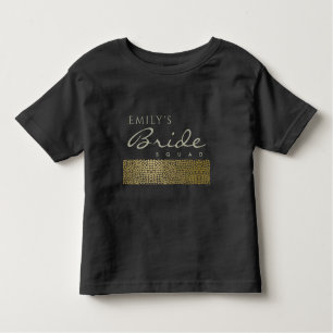 CAMISETA MONOGRAMA QUADRADA DE BRIDE MOSAIC NEGRA GLAMOROSA