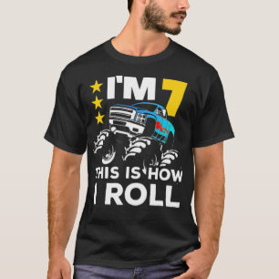 Camiseta Monster 7 Birthday Gift Grande Encantado