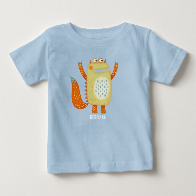 Camiseta Monster Bernard Nome Personalizado (Frente)