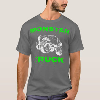 Camiseta Monster caminhão motif legal presente