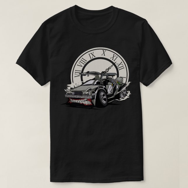 CAMISETA MONSTER CAR TIME MACHINE (Frente do Design)