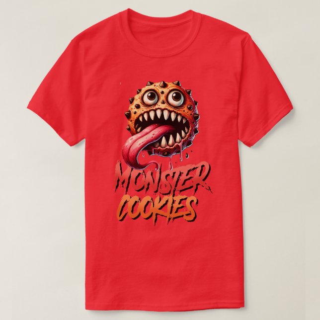 Camiseta Monster Cookies (Frente do Design)