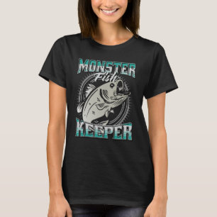 Camiseta Monster Fish Keeper Large Pet Fish Arowana