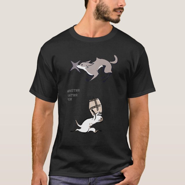Camiseta Monster Hunter Rise Palico&palamute (Frente)