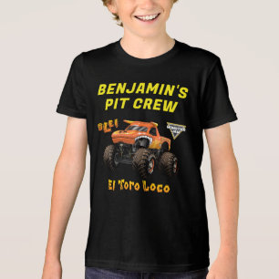 Camiseta Monster Jam - Equipe de Pit Crew de Aniversário do