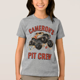 Camiseta Monster Jam - Equipe de Pit do Aniversário do Mons
