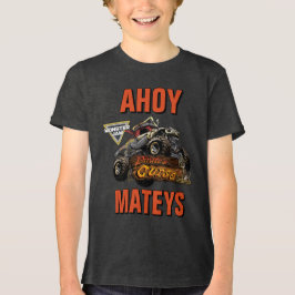 Camiseta Monster Jam - Maldição do Pirata de Aniversário
