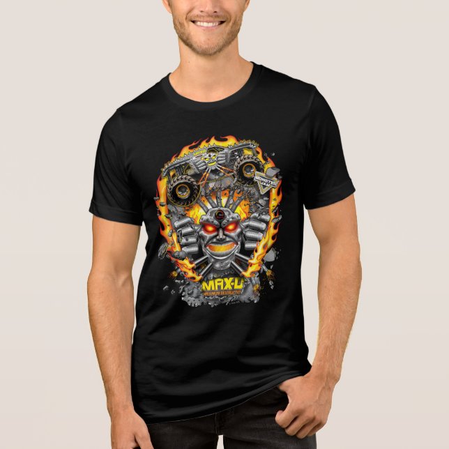 Camiseta Monster Jam Max-D (Frente)