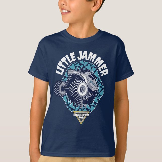Camiseta Monster Jam Megalodon - Little Jammer (Frente)