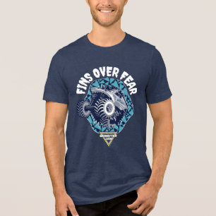Camiseta Monster Jam Megalodon - Nadadeiras Sobre o Medo