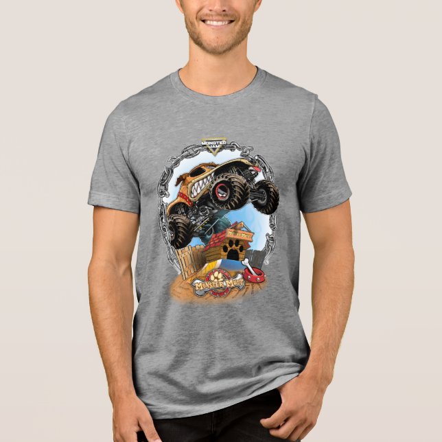 Camiseta Monster Jam Monster Mutt (Frente)