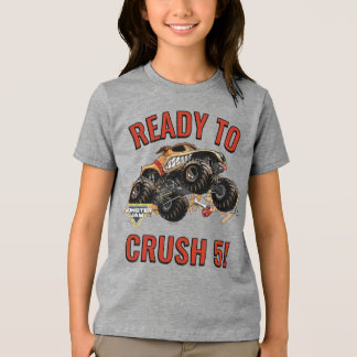 Camiseta Monster Jam - Monster Mutt Pronto para Esmagar Ani