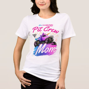 Camiseta Monster Jam - Sparkle Smash Equipe de Pit Maternal