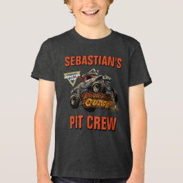 Camiseta Monster Jam - Tripulação do Poço da Maldição do Pi