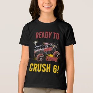Camiseta Monster Jam - Zumbi Pronto para Esmagar Aniversári