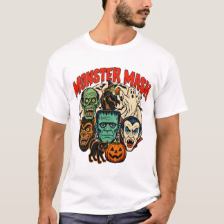 Camiseta Monster Mash Retro Halloween