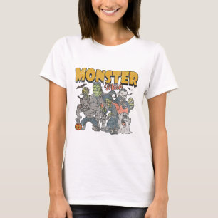 Camiseta Monster Mash Vintage Ghost Halloween Engraçado