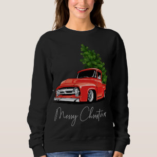 Camiseta Monster Red Truck Árvore de Natal Xmas