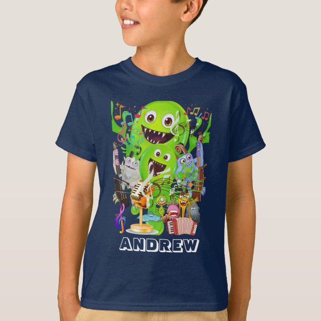 Camiseta Monster Singing (Frente)