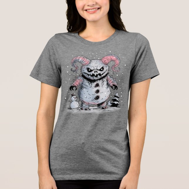 Camiseta Monster Snowman (Frente)