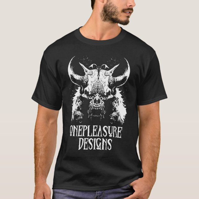 Camiseta Monster Taurus Creepy Zombie Horror (Frente)