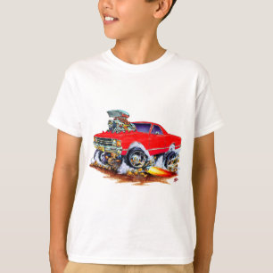 Camiseta Monster truck 1971-72 vermelho do EL Camino 4x4