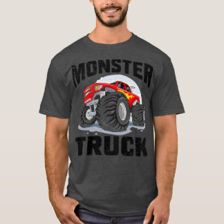 Camiseta Monster Truck amante do Amo de aniversário meninos