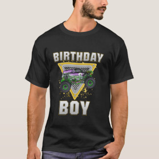 Camiseta Monster Truck Amava Birthday Boy Monster Ar