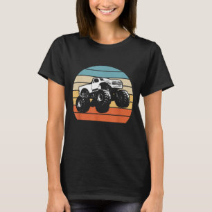 Camiseta Monster Truck American Flag Racing USA Vintage