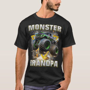 Camiseta Monster Truck Avô Monster Truck É Meu Jam Tru