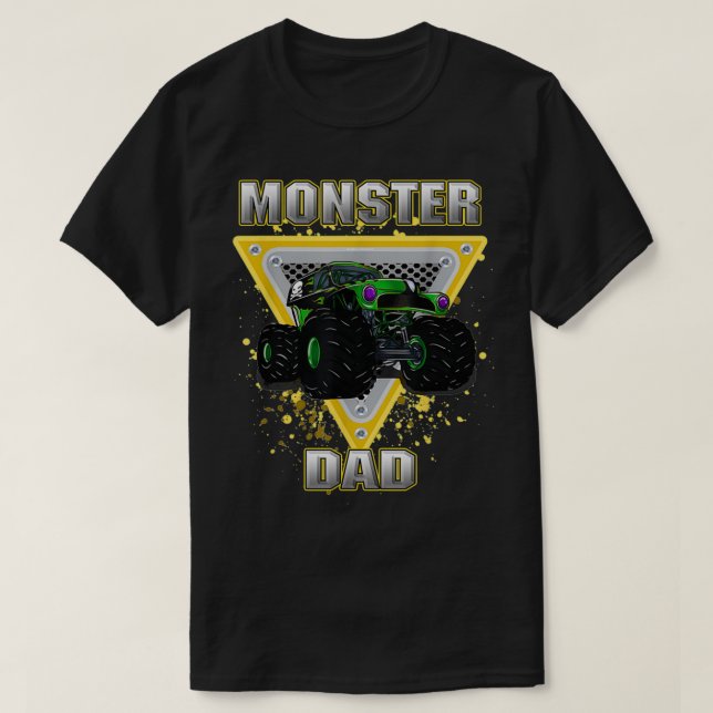 Camiseta Monster Truck Dad 47 (Frente do Design)