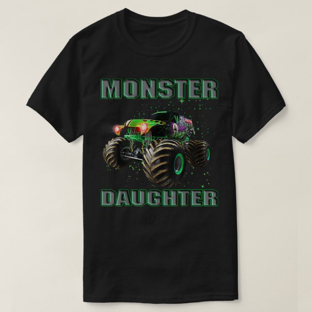 Camiseta Monster Truck Daughn Monster Truster Monster Truck (Frente do Design)