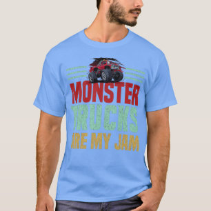 Camiseta Monster Truck É A Minha Vintagem Retro