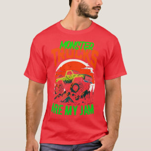 Camiseta Monster Truck é meu Jam Funny 8