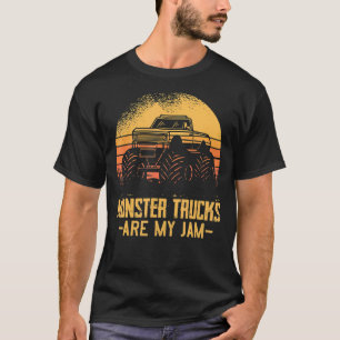 Camiseta Monster Truck É Meu Traje Para Meninos